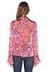 view 4 of 5 Lauren Top in Pink Insignia