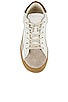 view 4 of 6 Prima Sneaker in Bright White & Greige & Ginger Brown