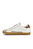 view 5 of 6 Prima Sneaker in Bright White & Greige & Ginger Brown