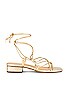 view 1 of 5 Daffy Sandal in Gold Leaf & Soft Silver