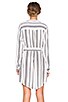 view 3 of 5 City Shirt Dress in Freedom Stripe