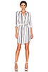 view 4 of 5 City Shirt Dress in Freedom Stripe
