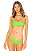view 1 of 4 Bandeau Top in Neon Green