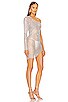 view 2 of 5 x REVOLVE One Sleeve Dress in Silver