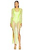 view 1 of 4 Diamonds Maxi Dress in Green