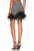 view 3 of 5 FEATHERS ミニスカート in Black
