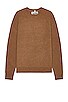 view 1 of 3 Ribbed Wool Crewneck Sweater in Camel