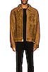 Duke Unlined Rough Suede Jacket, view 3, click to view large image.