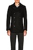 view 4 of 7 Slim Fit Peacoat in Navy