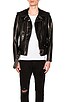view 1 of 6 CHAQUETA CUERO PERFECTO in Black