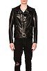 view 2 of 6 CHAQUETA CUERO PERFECTO in Black