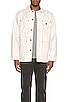 view 3 of 3 Unlined Chore Jacket in Off White