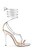 view 1 of 5 Adeline Crystal Sandal in Silver