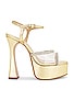 view 1 of 5 Aileen Platform Sandal in Ouro Claro Orch