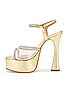 view 5 of 5 Aileen Platform Sandal in Ouro Claro Orch