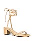 view 2 of 5 Thea Block Sandal in Light Nude