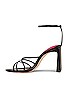 view 5 of 5 Franceline Sandal in Nappa Black