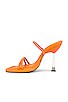 view 5 of 5 Agatha Heel in Bright Tangerine