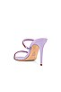 view 3 of 5 Taliah Crystal Sandal in Light Amethyst