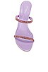 view 4 of 5 Taliah Crystal Sandal in Light Amethyst