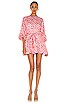 view 1 of 3 Printed Mini Dress in Pink Floral