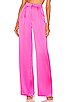 view 1 of 4 Double Pleated Wide Leg Pant in Fuchsia