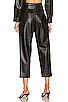 Vegan Leather High Rise Pant, view 3 of 4, click to view large image.
