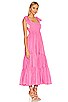 view 3 of 5 Jade Maxi Dress in Saint Barth Neon Pink