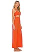 view 2 of 3 x REVOLVE Boat Linen Jumpsuit in Tangerine
