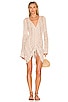 view 1 of 3 Fate Mini Dress in Beige