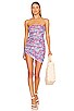 view 1 of 4 NAOMI 원피스 in Purple Flower