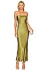 view 1 of 4 x REVOLVE Angel Strapless Midi Dress in Olive