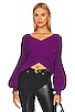 view 1 of 4 x REVOLVE Izzy Knit Sweater in Purple