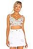 view 1 of 4 Maldives Top in Mint Floral