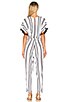 Jacquard Stripe Jumpsuit, view 3 of 3, click to view large image.
