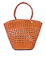 Woven Basket Bag, view 1 of 4, click to view large image.