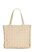 view 2 of 4 Criss Cross Woven Tote in Natural