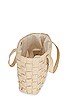 view 4 of 4 Criss Cross Woven Tote in Natural
