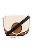 view 1 of 6 Mara Colorblock Medium Leather Shoulder Bag in Cement Beige