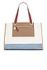 view 1 of 5 Cecilya Sustainable Tote in Cement Beige