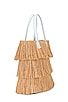 Frayed Straw Tote, view 3 of 4, click to view large image.