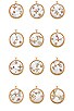 view 3 of 3 ILLUMINATION STAR MAP 목걸이 in Gold