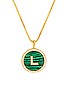 view 2 of 3 AVA INITIAL 목걸이 in Gold