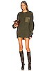 view 1 of 3 DEVIN 스웨터 in Olive Wool
