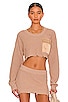 view 1 of 4 Cropped Devin Sweater in Natural