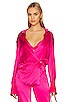 view 1 of 5 Raines Silk Shirt in Fuchsia
