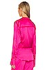 view 4 of 5 Raines Silk Shirt in Fuchsia