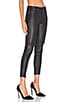 For All Mankind Knee Seam Skinny In Black Revolve