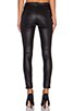 High Waist Moto Zip Ankle Skinny, view 3 of 4, click to view large image.