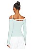 view 3 of 4 OFF THE SHOULDER 탑 in Pale Blue
